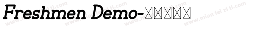 Freshmen Demo字体转换